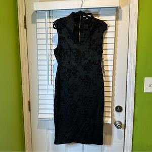 Almost Famous Black Floral Midi Dress